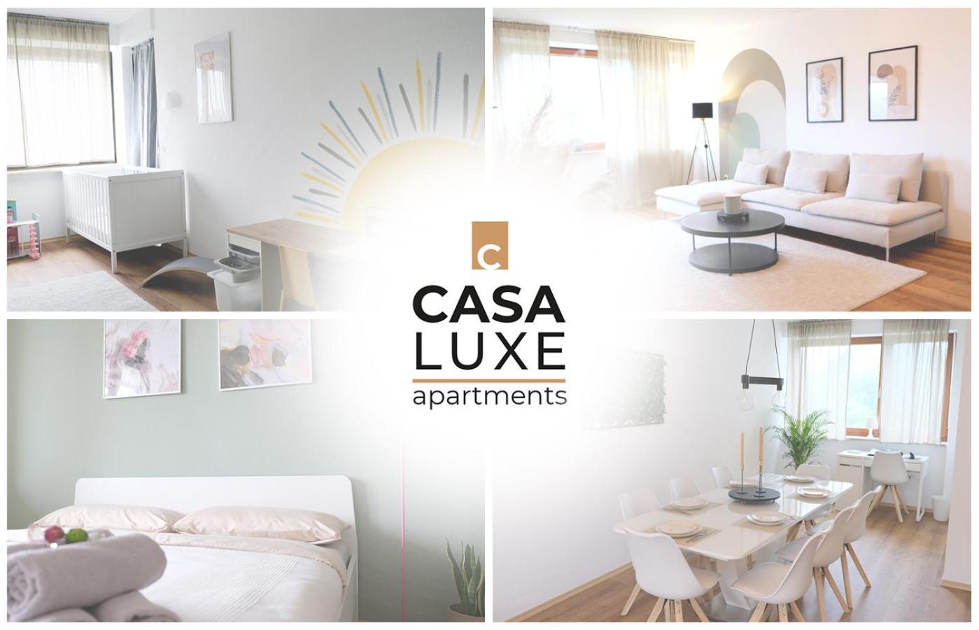 Casa Luxe - 120Qm - Zentral - Familienfreundlich - Parkplatz - 5Km Zum Legoland Apartment Gunzburg Bagian luar foto